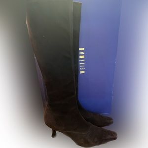 Stuart Weitzman Brown Suede Boots